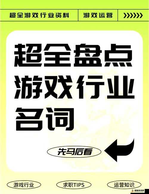 游戏玩家必备，全面解析专业游戏术语缩写及合集指南